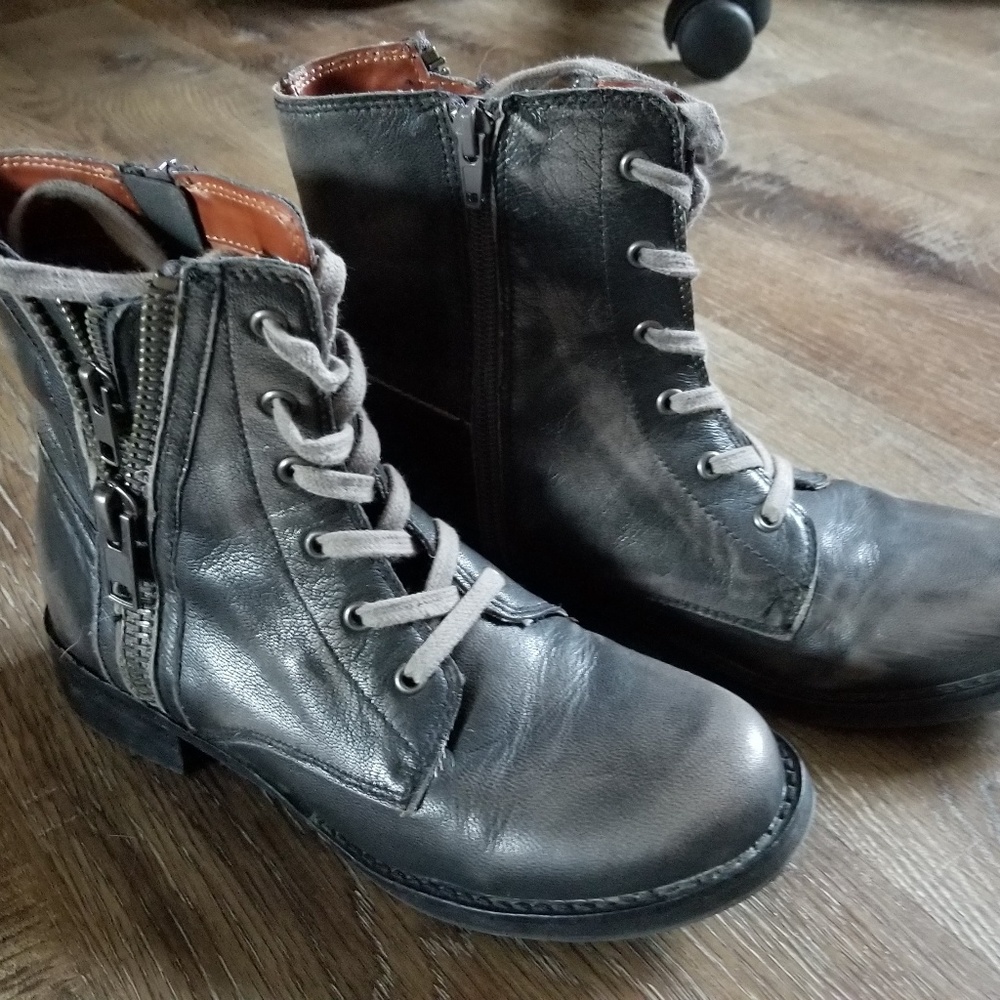 Grey Boots